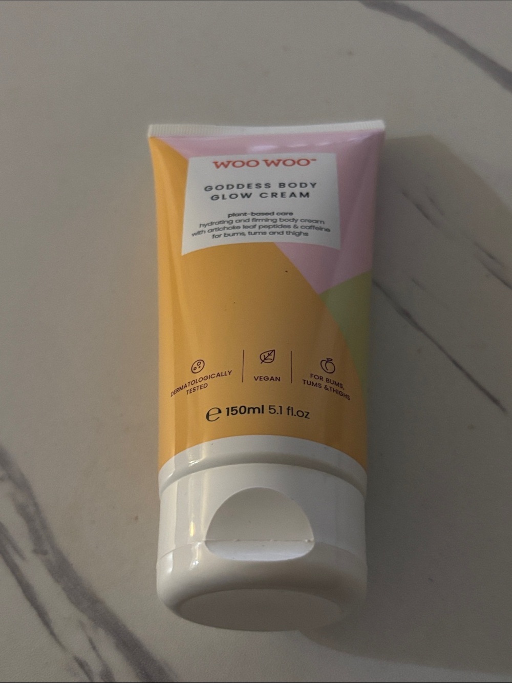 Woo Woo Goddess Body Glow Cream — Yellow & Pink Hydrating Body Cream